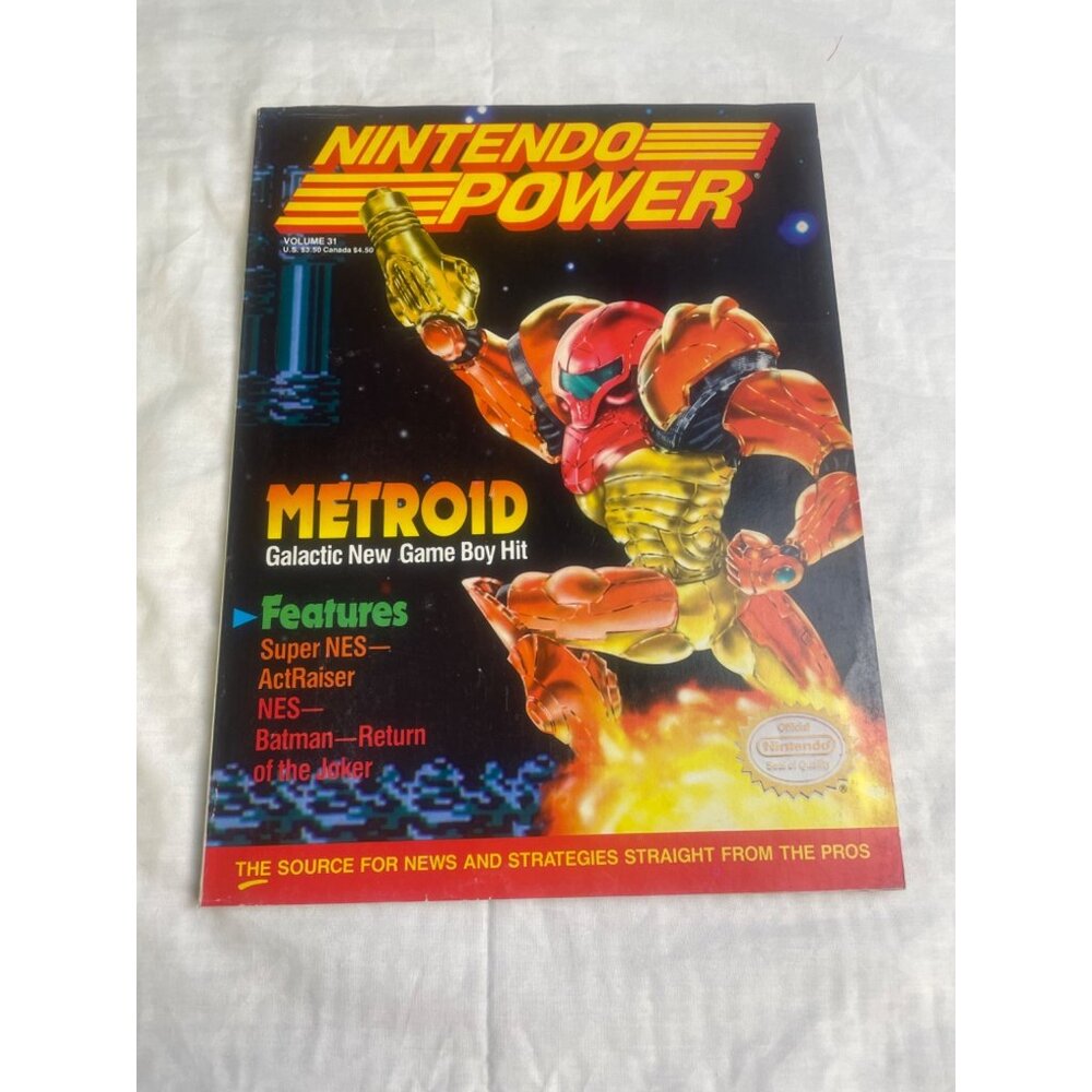Nintendo Power Magazine Vol#31 Metroid Galactic Complete SKU 3085